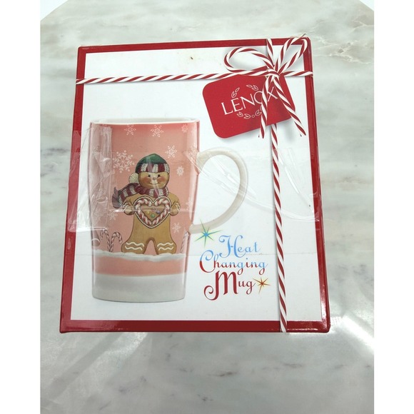 Lenox Other - Lenox Holiday Entertaining Gingerbread Magic Mug 16oz Heat Changing 884413 NEW
